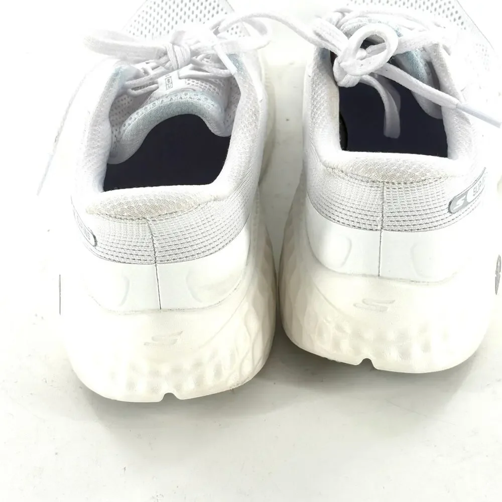 Skechers Hands Free Slip-ins Sneakers 6.5 White Walking Summits Slip On Comfort